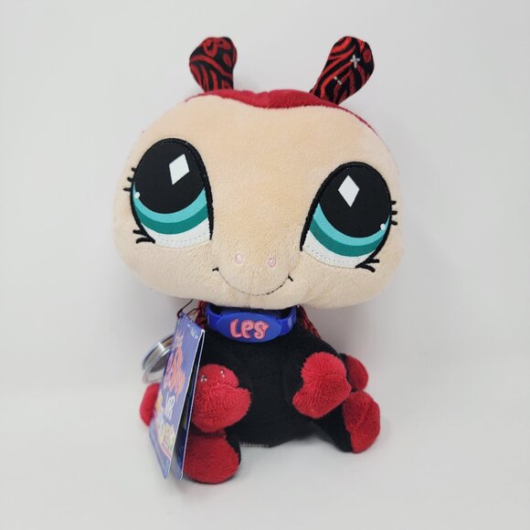 Littlest Pet Shop VIPs Ladybug Plush Toy • Hasbro LPS With Tags & code *READ* - Picture 1 of 8